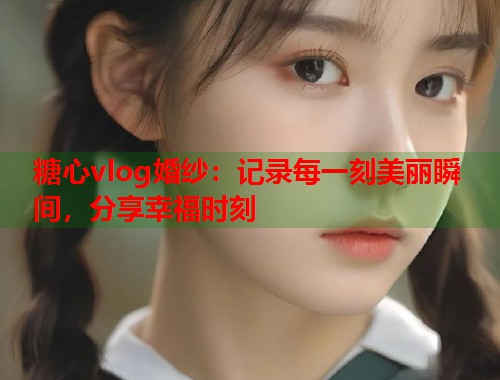 糖心vlog婚纱：记录每一刻美丽瞬间，分享幸福时刻  第1张