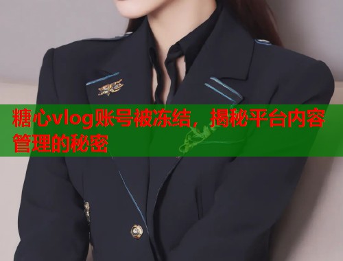 糖心vlog账号被冻结，揭秘平台内容管理的秘密  第2张