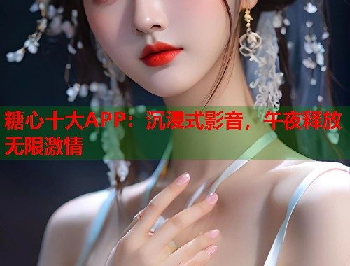 糖心十大APP：沉浸式影音，午夜释放无限激情  第1张
