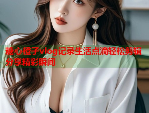 糖心橙子vlog记录生活点滴轻松剪辑分享精彩瞬间  第1张