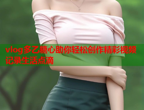 vlog多乙糖心助你轻松创作精彩视频记录生活点滴  第1张