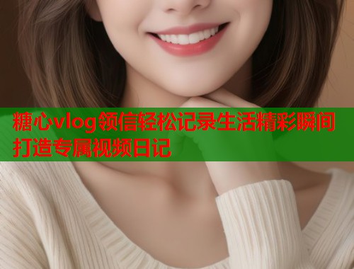 糖心vlog领信轻松记录生活精彩瞬间打造专属视频日记  第1张