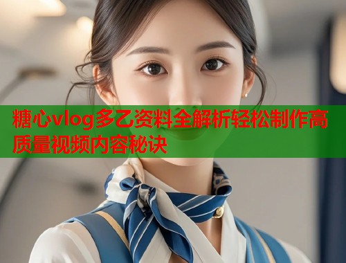 糖心vlog多乙资料全解析轻松制作高质量视频内容秘诀  第1张