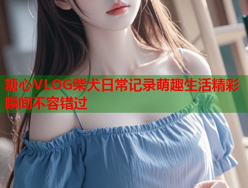 糖心VLOG柴犬日常记录萌趣生活精彩瞬间不容错过  第1张