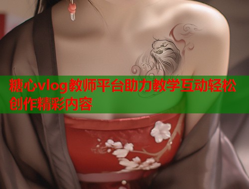 糖心vlog教师平台助力教学互动轻松创作精彩内容  第1张