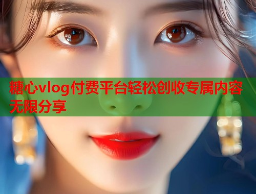 糖心vlog付费平台轻松创收专属内容无限分享  第1张