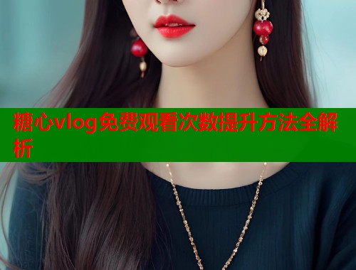 糖心vlog免费观看次数提升方法全解析  第1张
